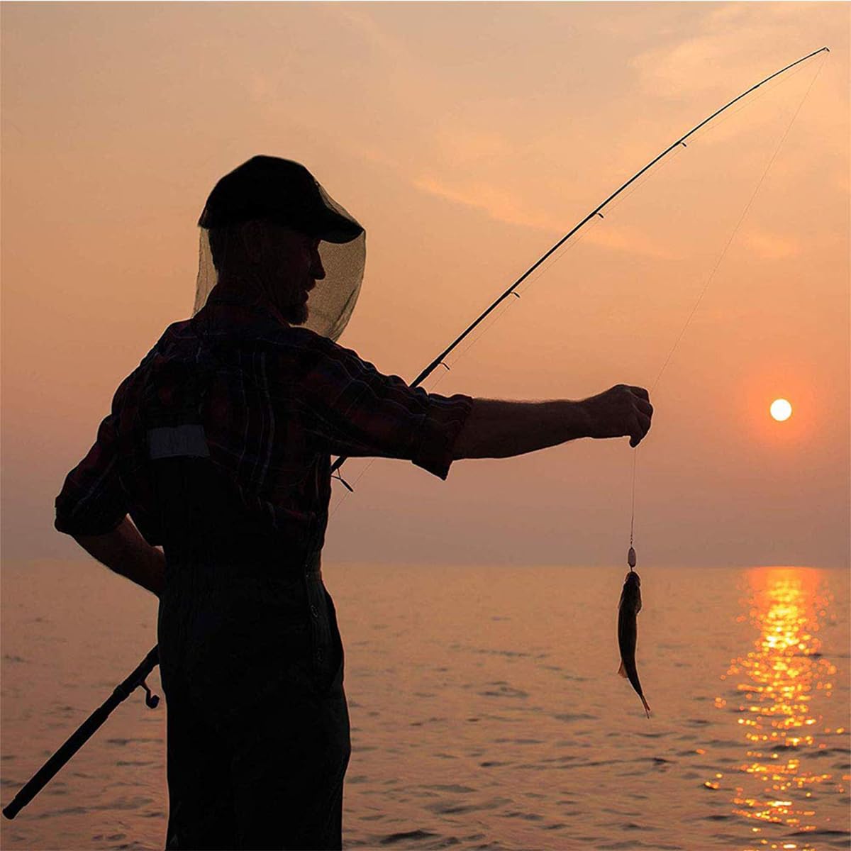 HASTHIP 3Pcs Mosquito Head Net for Hiking, Camping, Fishing, Insect Net Mask Cover with Extra Fine Fly Screen Holes for Head, Face, Neck From Bugs, Mosquitoes, Outdoor Protection for Men & Women HASTHIP 3Pcs Mosquito Head Net for Hiking, Camping, Fishing, Insect Net Mask Cover with Extra Fine Fly Screen Holes for Head, Face, Neck From Bugs, Mosquitoes, Outdoor Protection for Men & Women